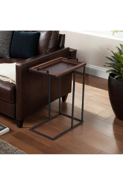 Vi Markets Service table - movable serving surface - brown color