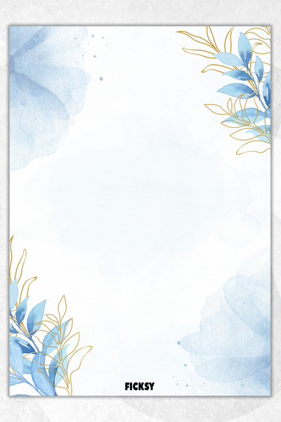 Ficksy دفتر ملاحظات A5 بدون خطوط - 50 ورقة - مذكرة - دفتر ملاحظات - ورق ملاحظات