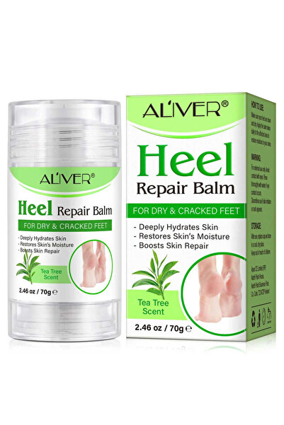 ALİVER Балсам за възстановяване на сухи и напукани пети, вкус на зелен чай, 70 г