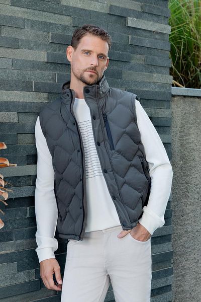 Morven Men's Black Polyamide Sports Vest