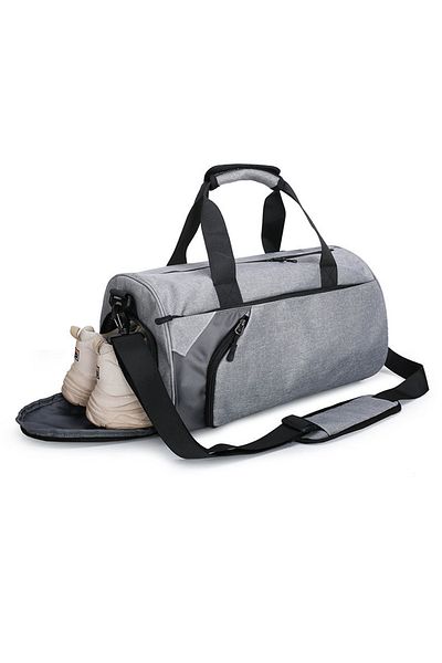 SDLOGAL Travel bag, SDLOGAL, multifunctional, with shoe compartment, for men and women, 52x28x28cm, Gray