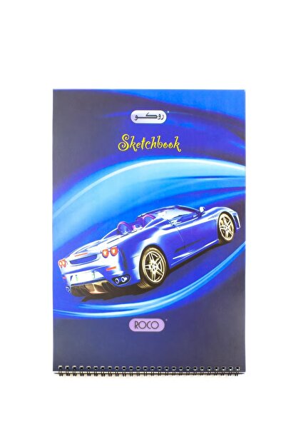 Roco دفتر رسم مثقوب بمقبض 110 جرام/م2 أبيض - 16 ورقة