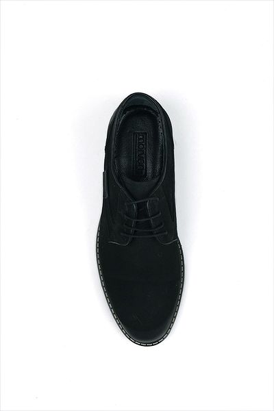 Morven Men's Black Seasonal Casual Nubuck Sneakers