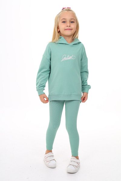 Toontoy Girl's Embroidered Tights Set