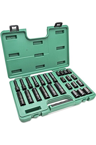 SATA set chei tubulare de impact, 1/2", 26 bucăți