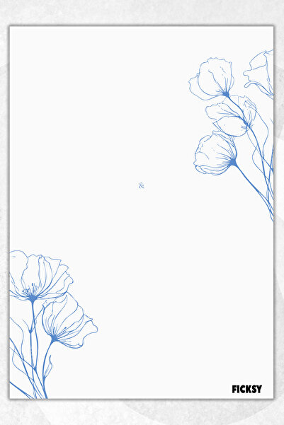 Ficksy دفتر ملاحظات A5 بدون خطوط - 50 ورقة - مذكرة - دفتر ملاحظات - ورق ملاحظات