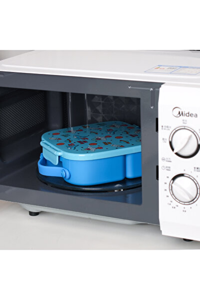 esabela Handle Lunch Box for Kids, Multi-Compartment, Leakproof, Insulated, Food Organizer, Bento for School