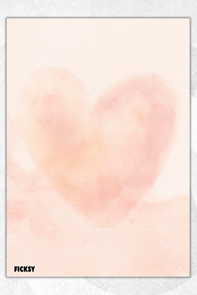 Ficksy دفتر ملاحظات A5 على شكل قلب - 50 ورقة - مذكرة - دفتر ملاحظات - ورق ملا...