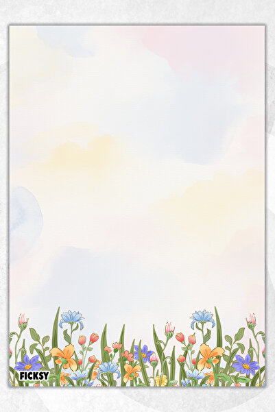 Ficksy دفتر ملاحظات A5 بدون خطوط - 50 ورقة - مذكرة - دفتر ملاحظات - ورق ملاحظات