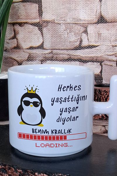 qoeuyl boutique Everyone Lives the Age They Have Diyolar Printed Funny Gift t Cup/Mug Cup with Handle