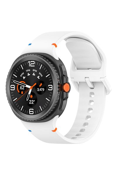 redmud teknoloji Soft Anti-Sweat Silicone Band Sports Strap Compatible with Samsung Galaxy Watch 8 Classic (40Mm/44Mm)