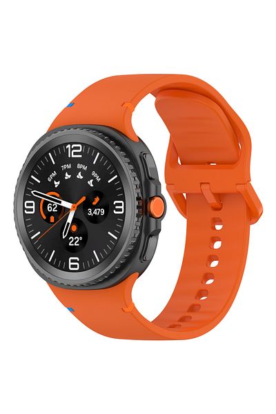 redmud teknoloji Soft Anti-Sweat Silicone Band Sports Strap Compatible with Samsung Galaxy Watch 8 Classic (40Mm/44Mm)
