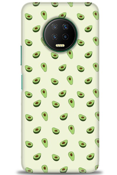 MRCİLETİSİM Infinix Note 7 Case Hd Printed Case - Tiny Avocados