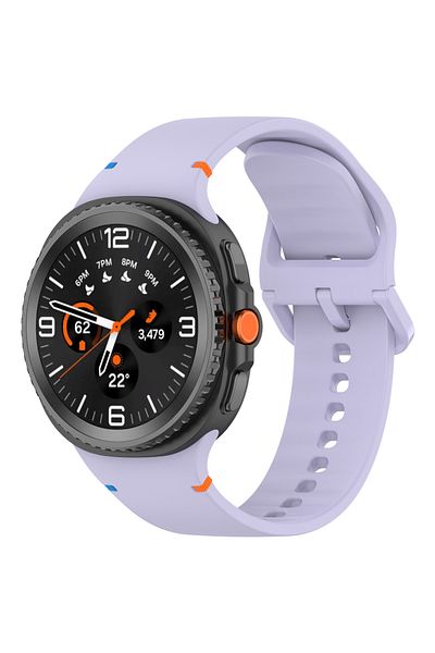 redmud teknoloji Soft Anti-Sweat Silicone Band Sports Strap Compatible with Samsung Galaxy Watch 8 Classic (40Mm/44Mm)