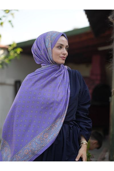 MONOOR Ethnic Pattern Soft Shawl