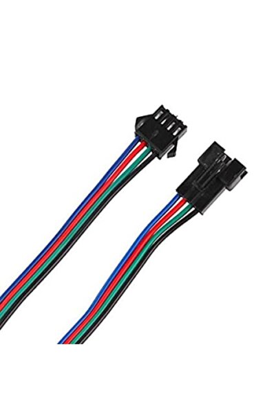 SOHO Auto Connector Cable with 4 Wires, 4 Pins, Female-Male, 20 cm, Multicolor