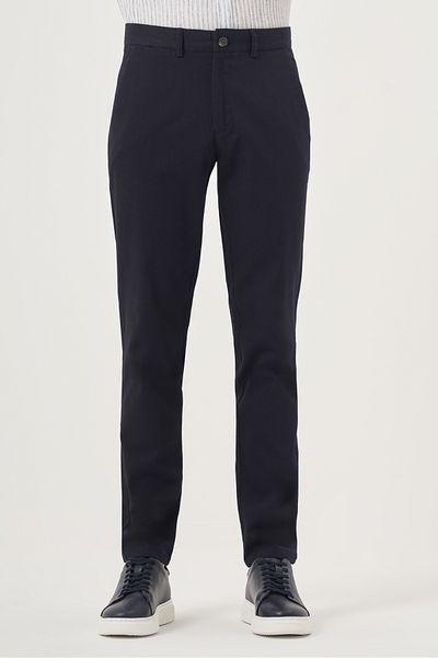 Morven Men's Navy Blue Export Summer Cotton Side Pocket Slim Fit Chino Pants