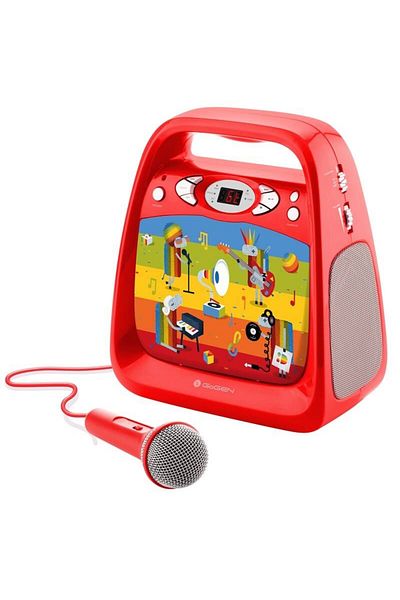 Gogen CD player with Bluetooth and karaoke function DECKO, USB, MP3, Microphone, Red