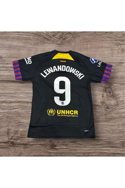 BARBITOS Barcelona 2022/23 Season Lewandowski Away Shirt Z41