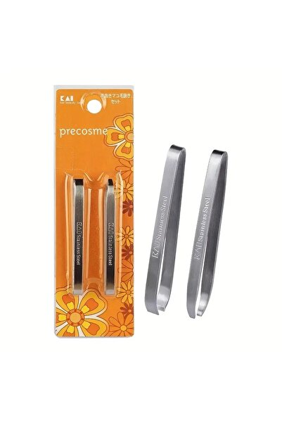 Sorendy Kai 2’li Cımbız Seti İnce Uç ve Kalın Uçlu Kaş ve Kıl Tüy Alma Cımbız...