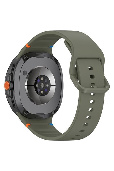 redmud teknoloji Soft Anti-Sweat Silicone Band Sports Strap Compatible with Samsung Galaxy Watch 8 Classic (40Mm/44Mm)