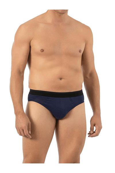 LİNOTTİ Men's Cotton Lycra Combed Cotton Flexible Comfortable Slip Panties