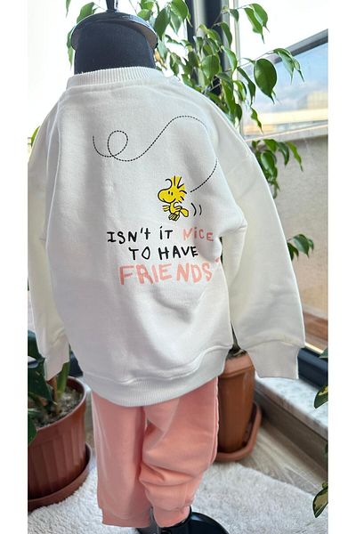 BabyDia Peanuts Printed Bottom Top Set