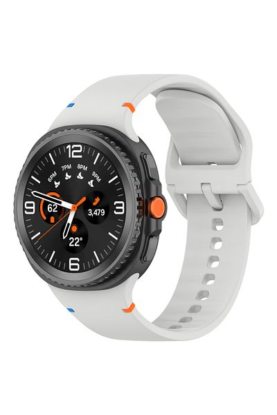 redmud teknoloji Soft Anti-Sweat Silicone Band Sports Strap Compatible with Samsung Galaxy Watch 8 Classic (40Mm/44Mm)
