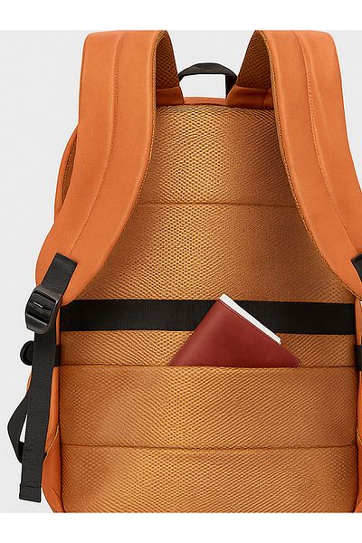 Alone Orange Unisex Laptop Backpack – for School, Travel, Sightseeing and Daily Use