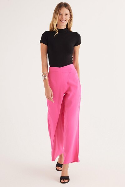 Tudors Women's Slim Fit Slim Fit Viscose Fabric Half Turtleneck Black Blouse