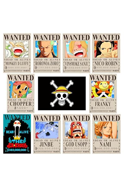 Generic ملصقات مكافأة مطلوبة لأنمي TYZZHOA 11 قطعة [OP]، نيكا لوفي 3 مليار إص...