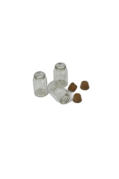 Germag Sticlă decorativă transparentă din sticlă 500 ml – cu capac metalic, ideală pentru lichioruri, ulei sau apă florală