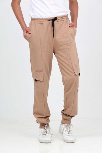 Toontoy Boy's Cargo Pocket Tracksuit Bottom