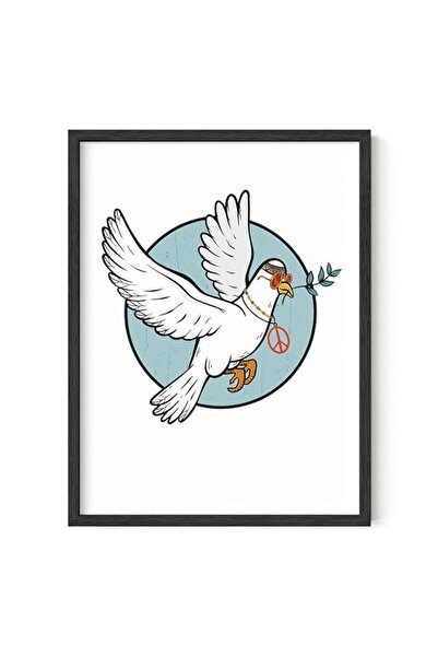 Generic ملصقات حمامة السلام الهيبية من هاوس آند هيوز لغرف النوم - ملصقات حمام...