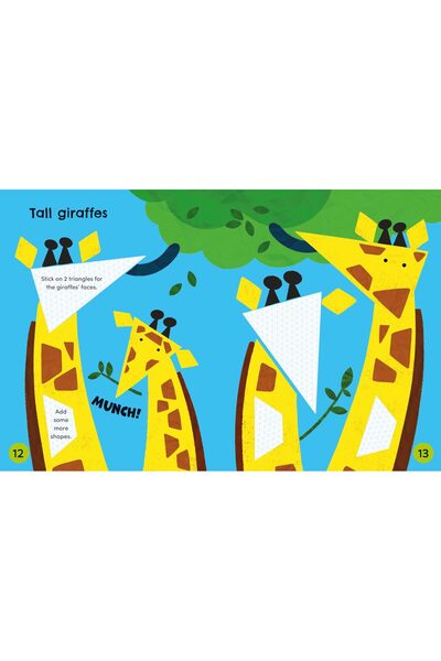 Usborne Children's book, Usborne, Cut and Stick Animals, 3+ years