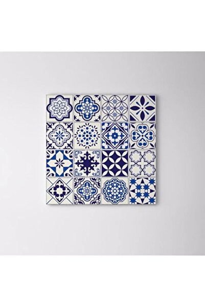 Generic لوحة فنية جدارية من قماش الفسيفساء الشرقي المبلط من bpa - 50 × 50 سم