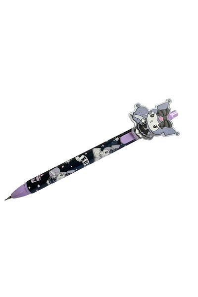Polin Kuromi Mascot Mechanical Pencil, 0.7mm, Purple and Pink Pattern