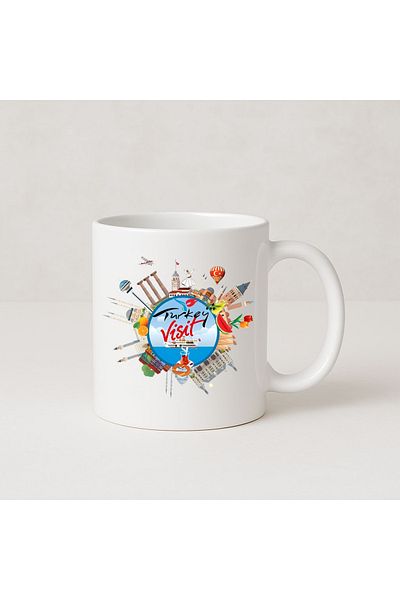 sielta Türkiye Printed Gift Porcelain Mug Cup