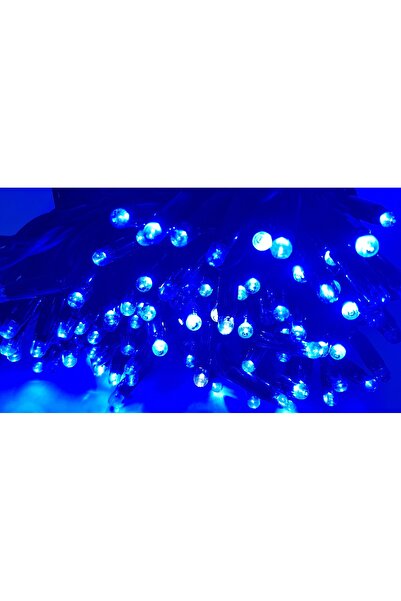 SDX Market Instalație de Crăciun, 10m, liniară cu bliț, albastră, 100 LED-uri...