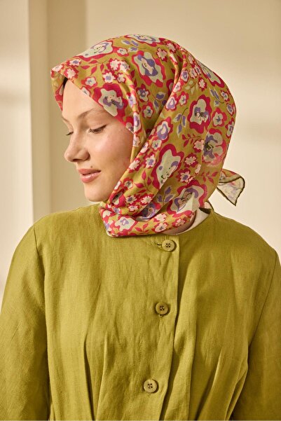 Silk Home Μαλακό βαμβακερό κασκόλ Mine Pattern