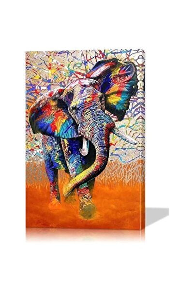 Generic Bpa Elephant Canvas Wall Art Painting, 12 Inch x 18 Inch Size