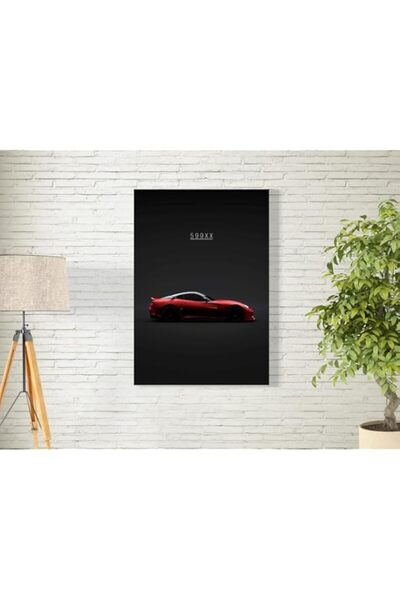 Generic لوحة فنية جدارية لسيارة فيراري 599Xx 2010 من BPA® سهلة التعليق، 55×80...