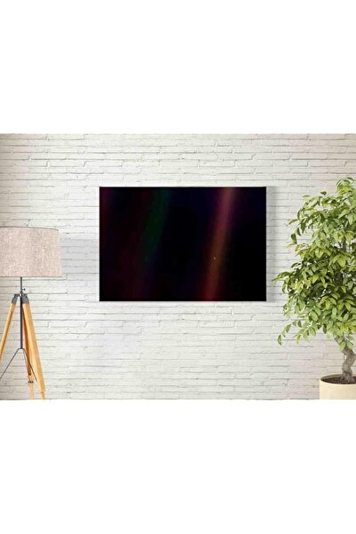 Generic لوحة فنية جدارية من فوييجر 1 ذات نقطة زرقاء باهتة من مادة BPA® للديكو...