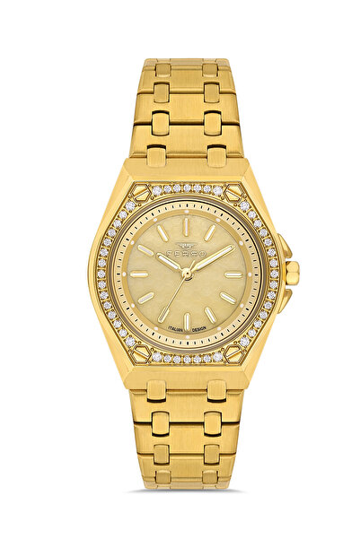 FERRO Yellow Steel Cord Women Wristwatch Fl43007A-B4 3Atm Water Resistant 2 Years Warranty Giftpacked