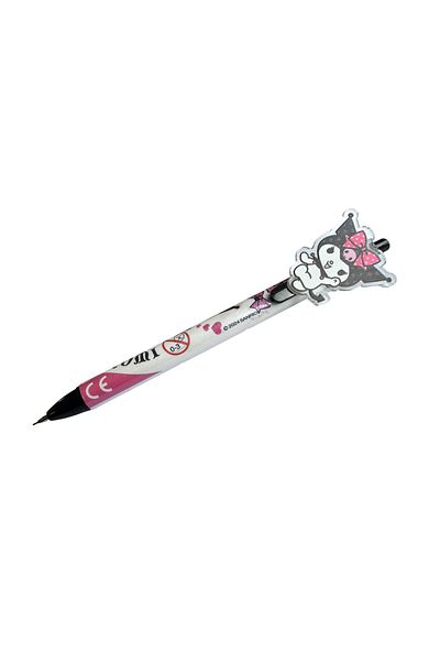 Polin Kuromi Mascot Mechanical Pencil, 0.7mm, Purple and Pink Pattern