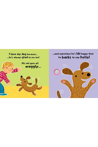 Usborne Children's book, Usborne, Dogs & Puppies Sound Book, 12+ months