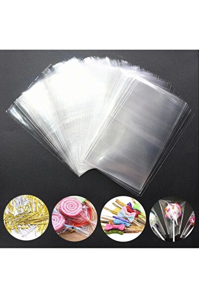 figanlar ambalaj 10x20 - 100 Adet Düz Bantsız Şeffaf Jelatin - Kurabiye Akses...