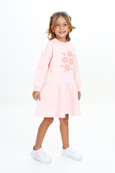 Toontoy Κοριτσίστικο φόρεμα με στάμπα