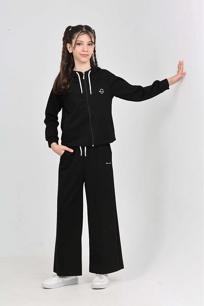 Toontoy Girl's Minimalism Printed Tracksuit Set
