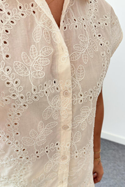 Suziş Shorts Suit with Embroidery 28968